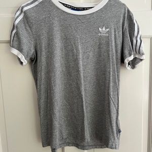 Womens Adidas light grey top. Size small